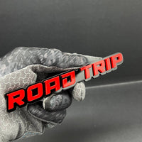 1PC ROAD TRIP Emblem – 3D Multicolor Acrylic Car Badge Decal for Fender Tailgate
