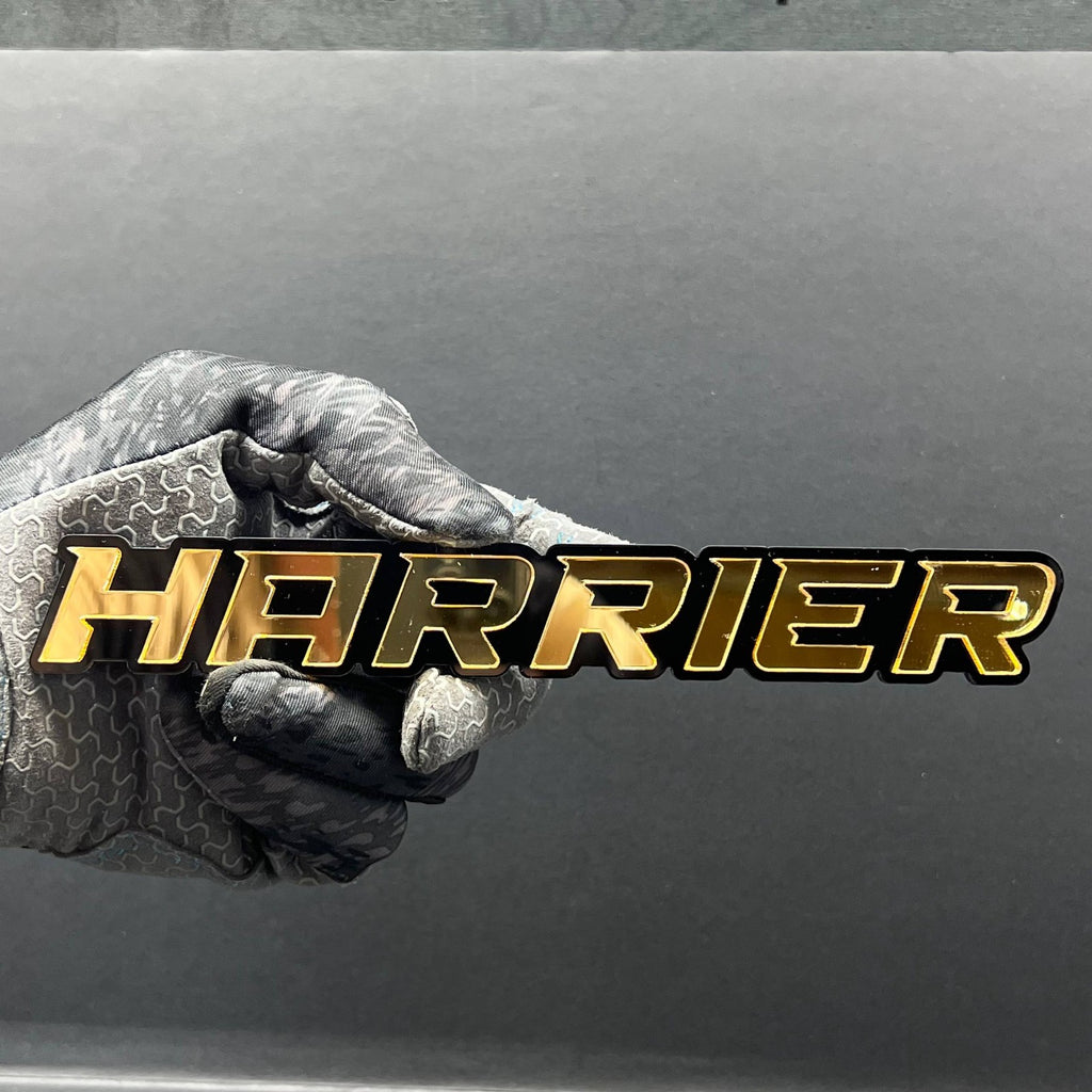 1pcs HARRIER Multicolor 3D Car Emblem – Durable Acrylic Badge for Vehicles