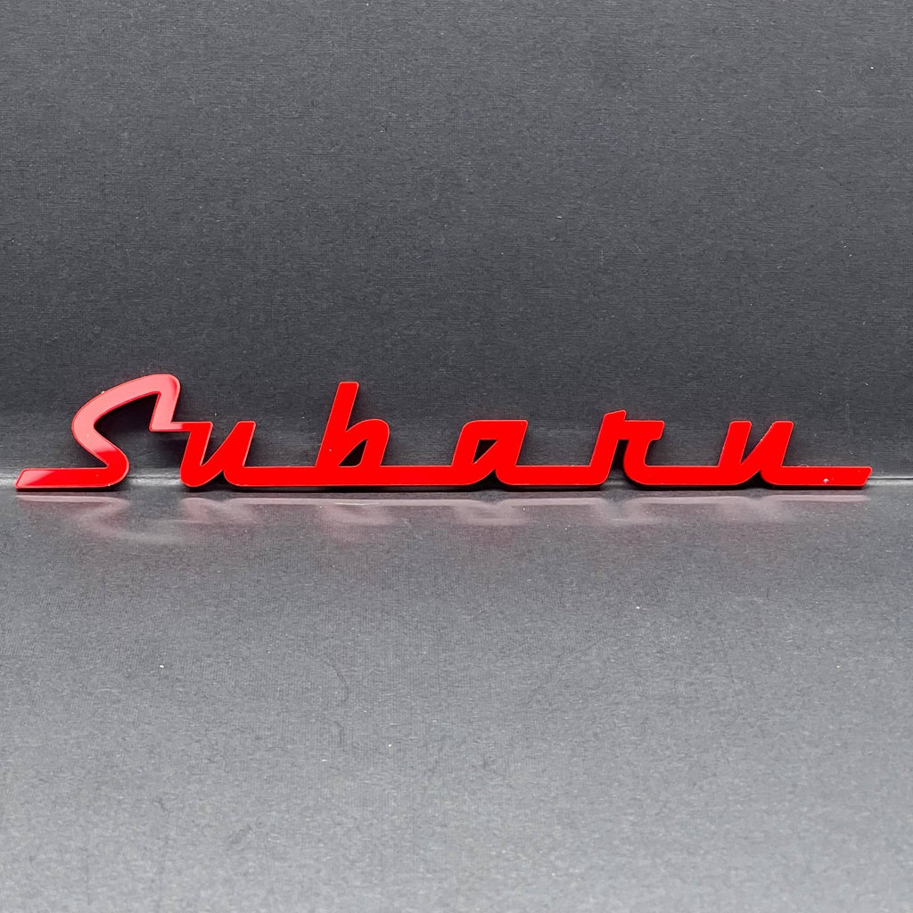 1pc Subaru 3D Emblem – Acrylic Fender & Trunk Badge for Subaru Car & SUV