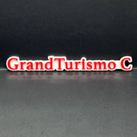 1PC Grand Turismo C Logo Emblem – 3D Multicolor Acrylic Car Fender Trunk Badge
