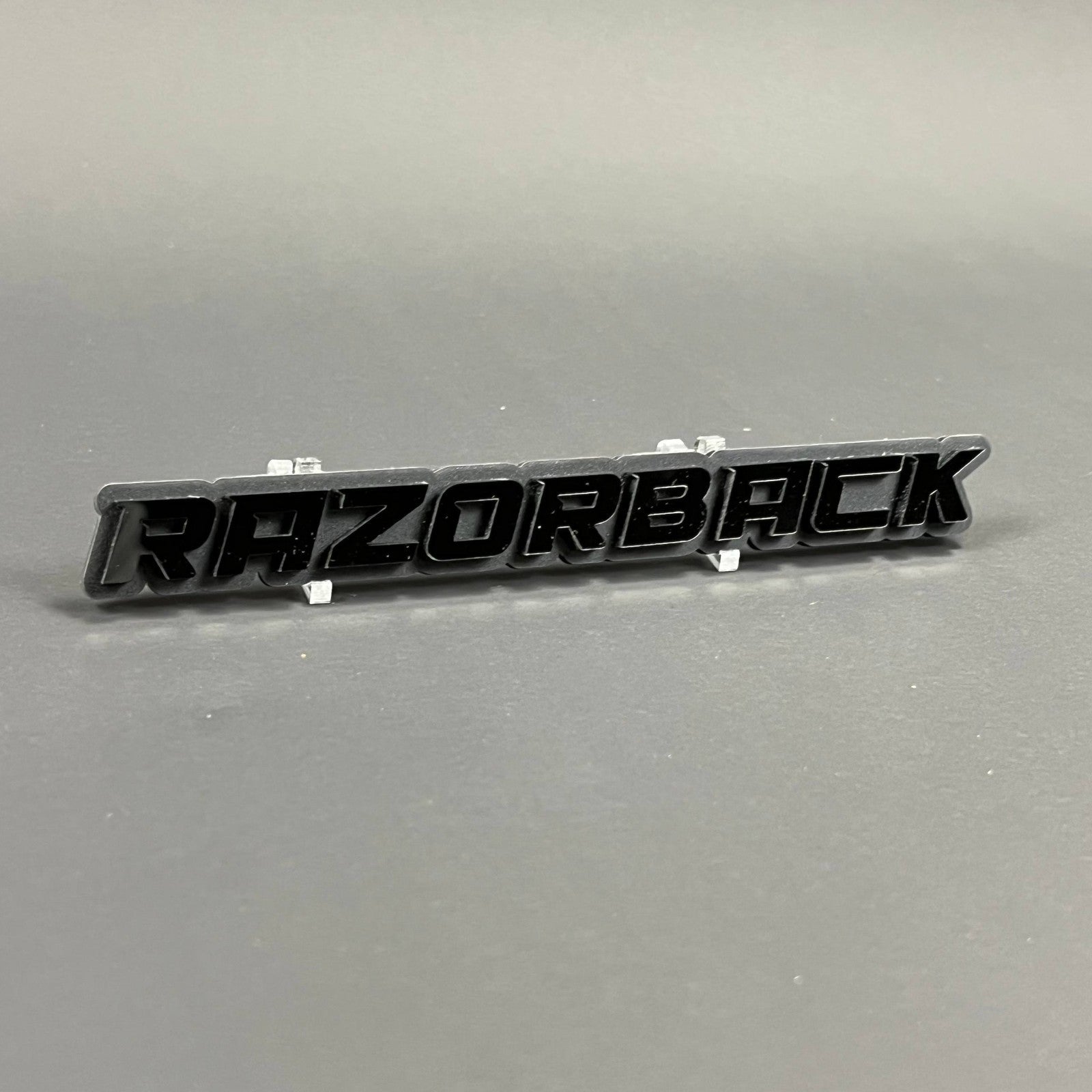 1PC RAZORBACK 3D Emblem Badge – Acrylic Fender Trunk Car Truck Decal