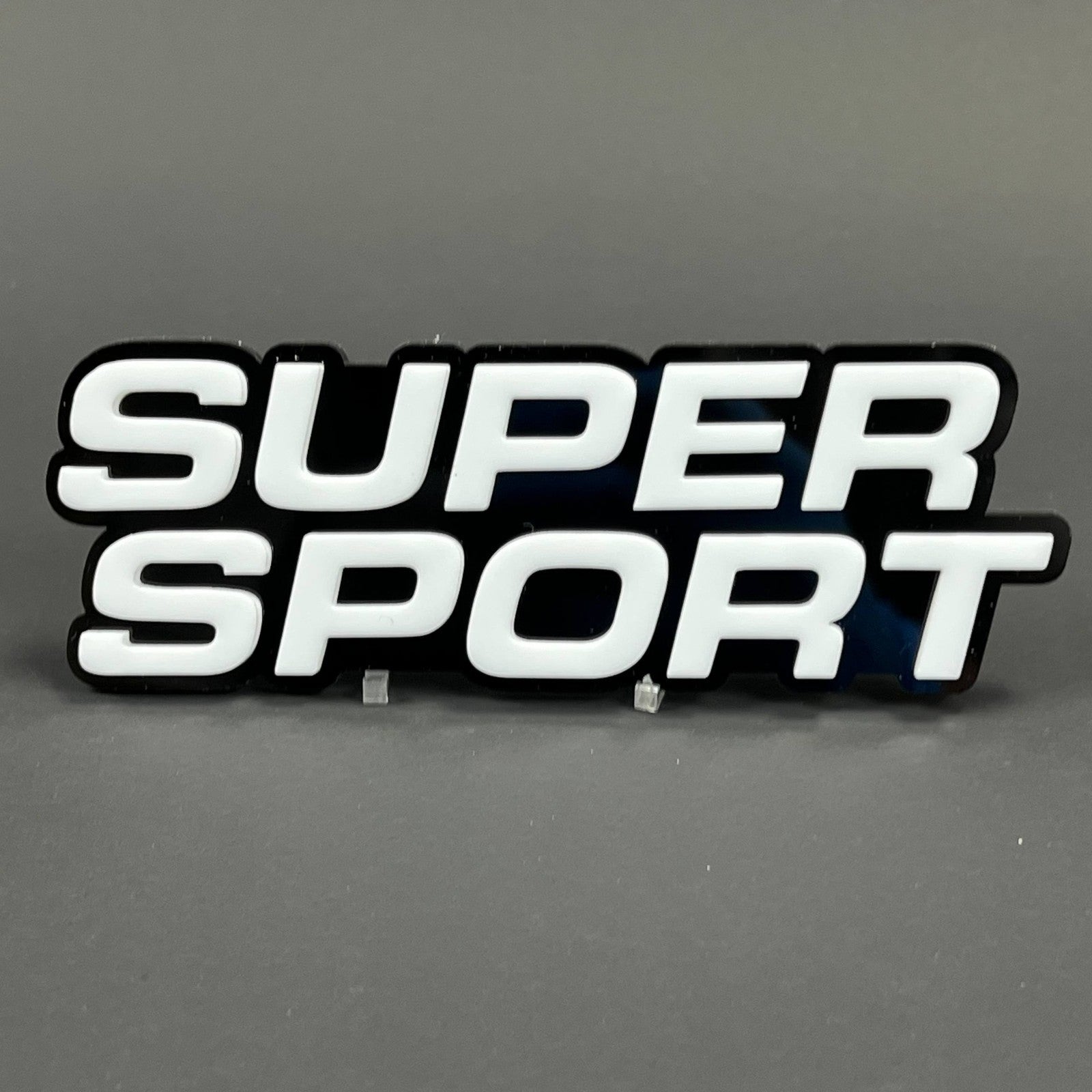 1PC SUPER SPORT 3D Badge – Acrylic Fender Tailgate Car Truck Sticker Decal