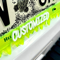 CUSTOM License Plate Frame MULTI COLOR