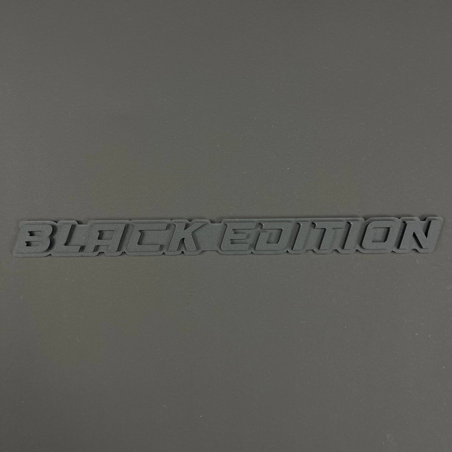 1PCS BLACK EDITION 3D Acrylic Badge – Car Truck Fender Tailgate Sticker Decal