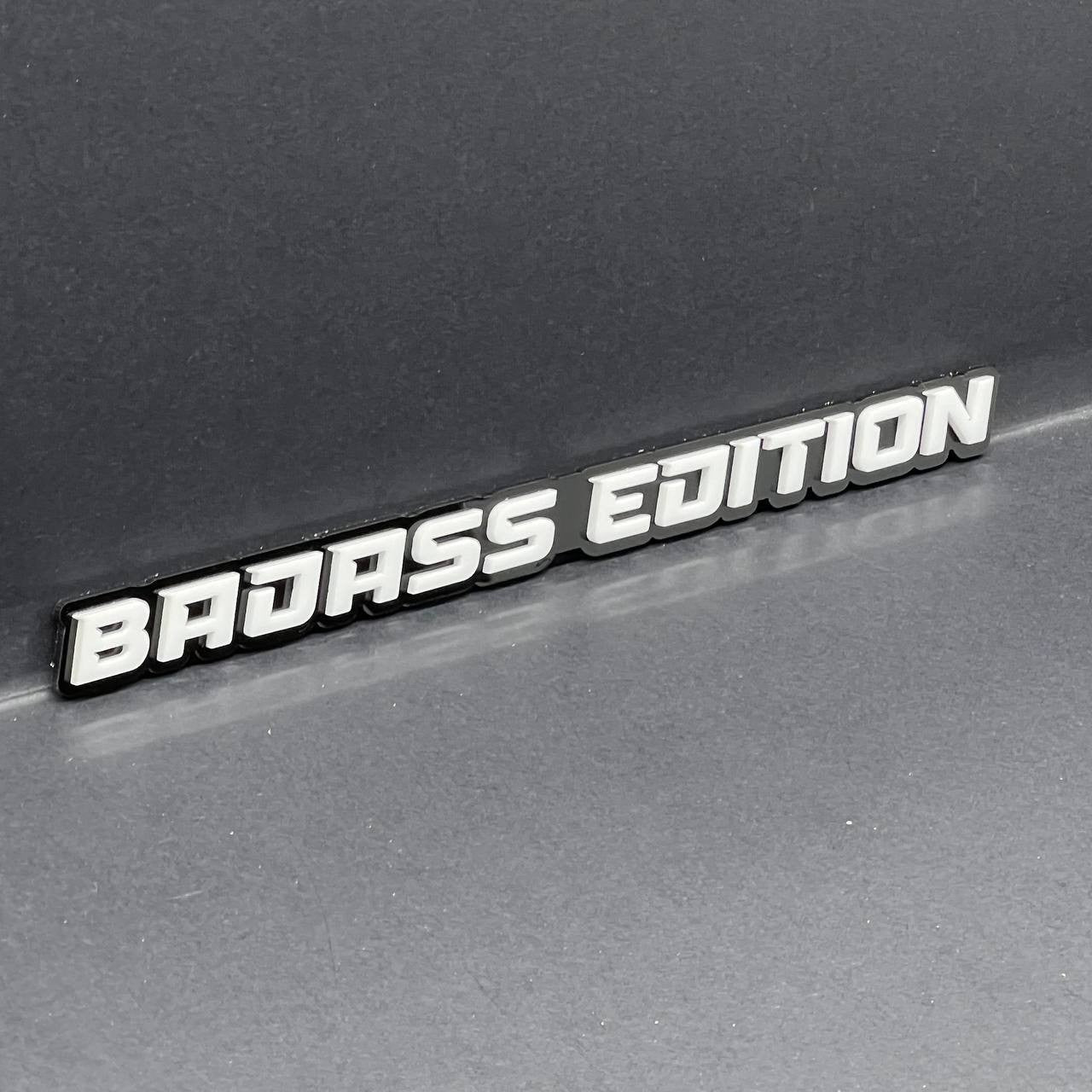 Badass Edition Emblem Badge – Custom 3D Acrylic Car Sticker Decal (1PC)
