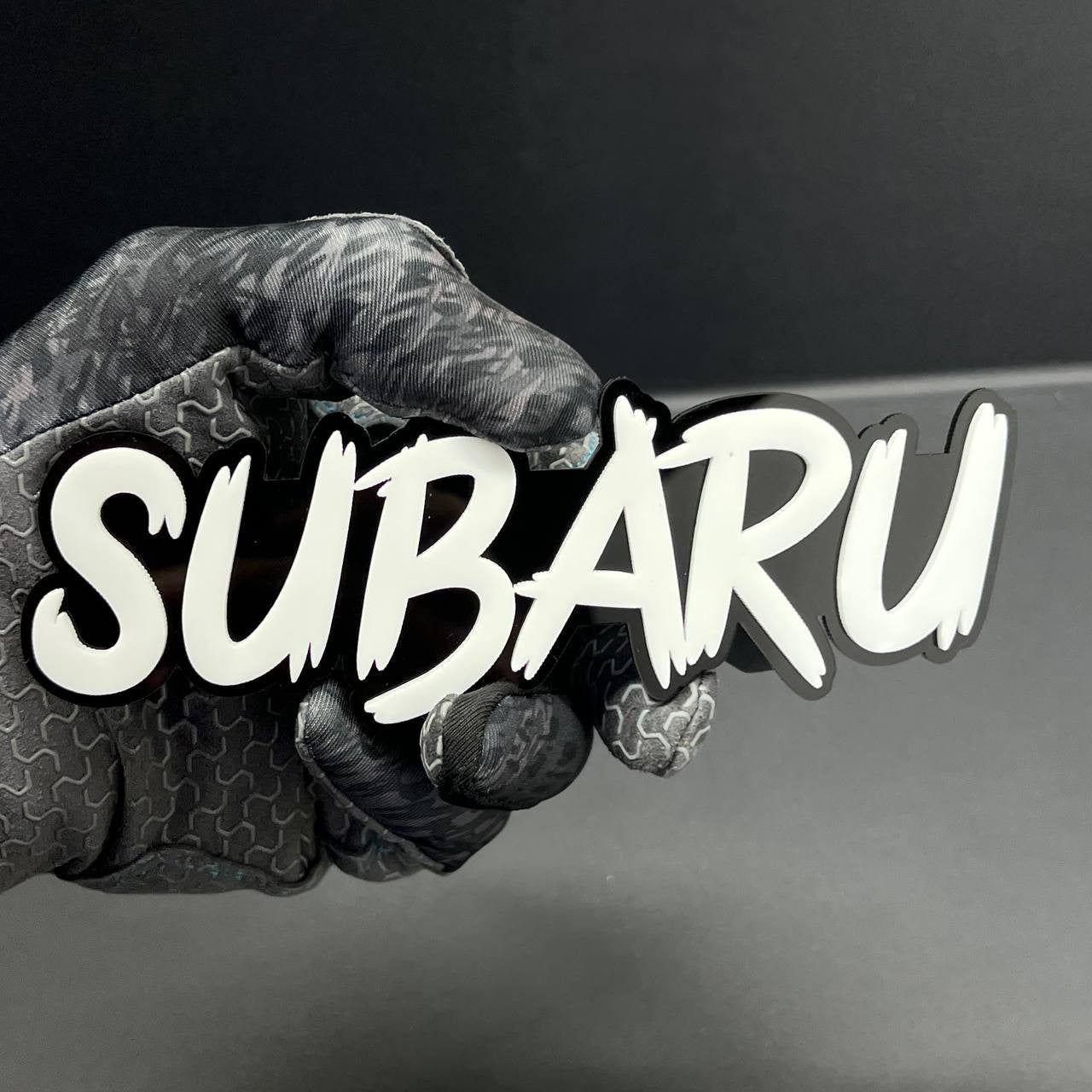 2pcs SUBARU EMBLEMS FENDER EXTERIOR SUBARU BADGE 3D EMBLEMS SUBARU