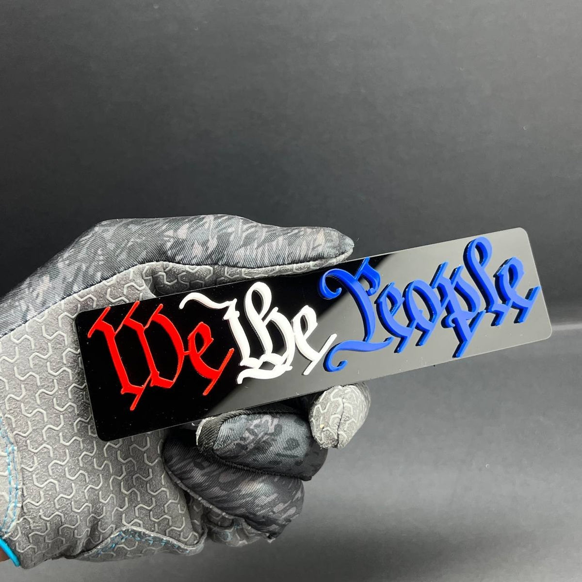 1PC We The People 3D Emblem – Patriotic Badge Logo for Car, Truck, or SUV