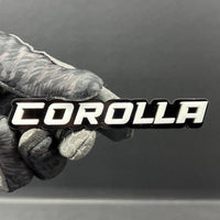 1PC COROLLA Emblem – Custom 3D Acrylic Fender & Tailgate Car Badge Decal