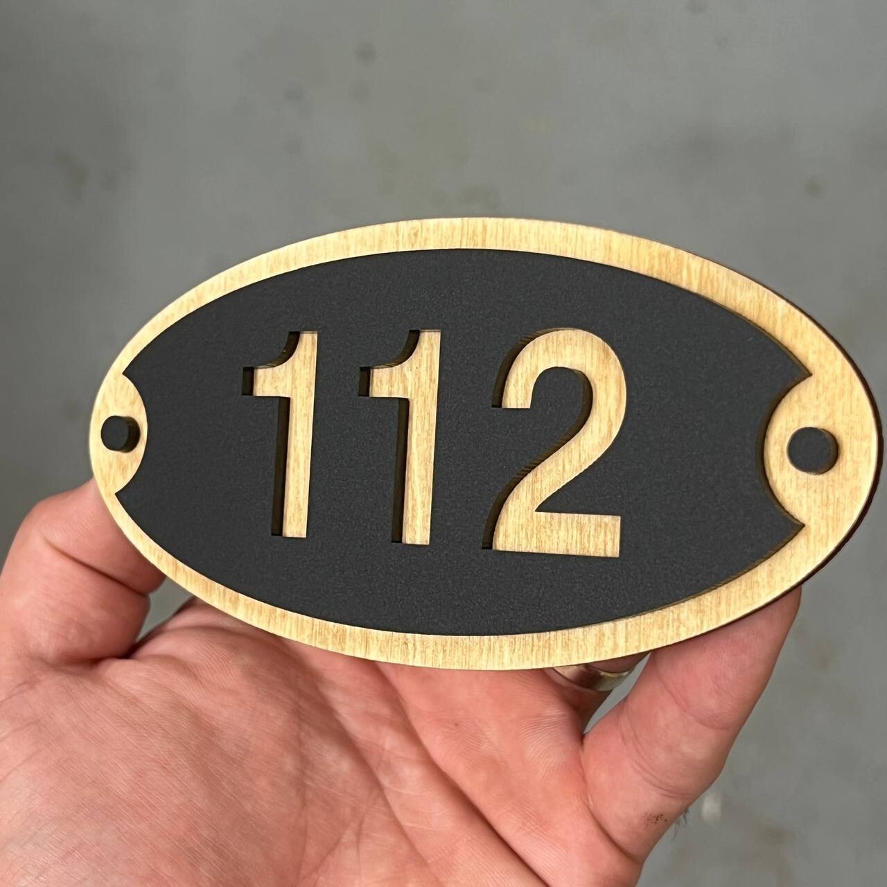 Door Sign House Numbers Laser Cut Custom House Numbers Address Plaques 3d