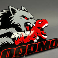 1PCS BLOODMOON 3D Emblem Badge – Acrylic Fender Tailgate Trunk Car Truck Decal
