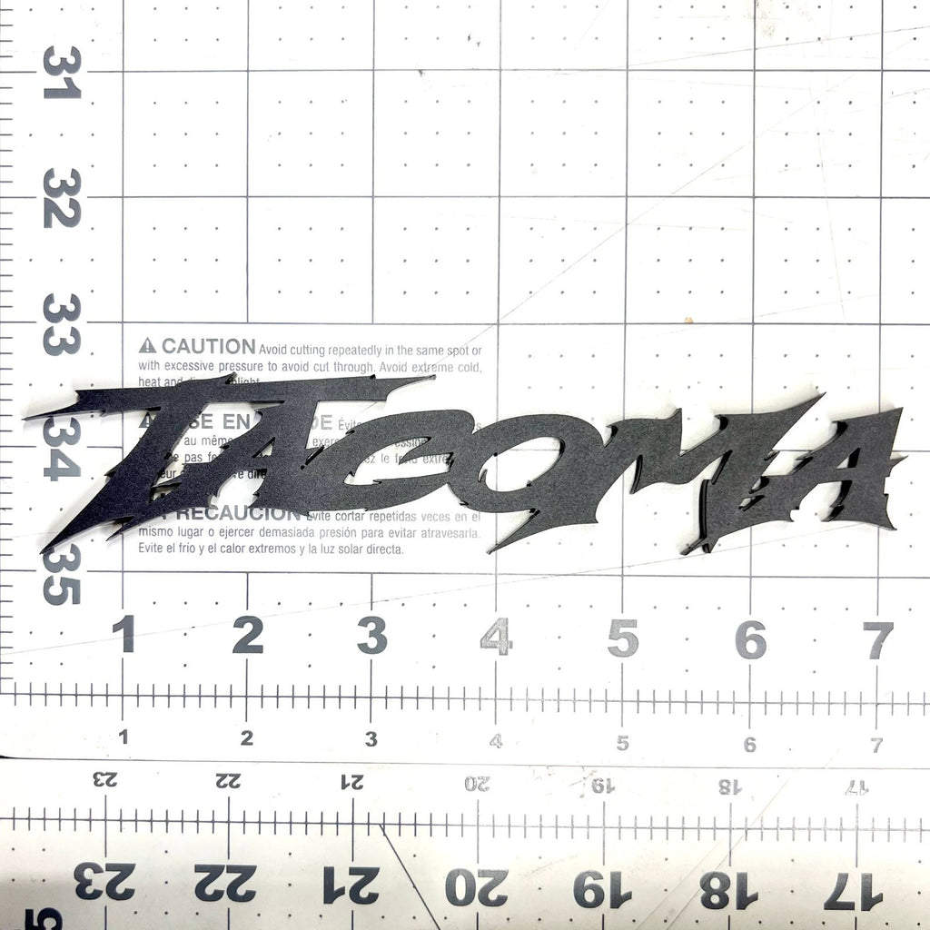 1pc TACOMA Multicolor 3D Car Emblem Easy Install Acrylic Trunk & Fender Sticker