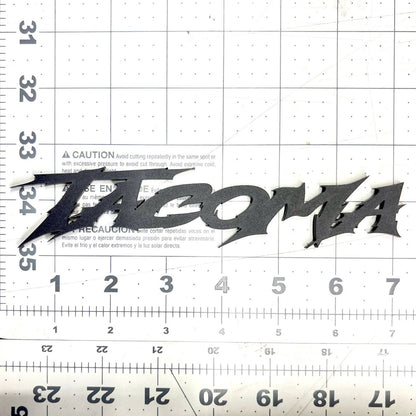 1pc TACOMA Multicolor 3D Car Emblem Easy Install Acrylic Trunk & Fender Sticker