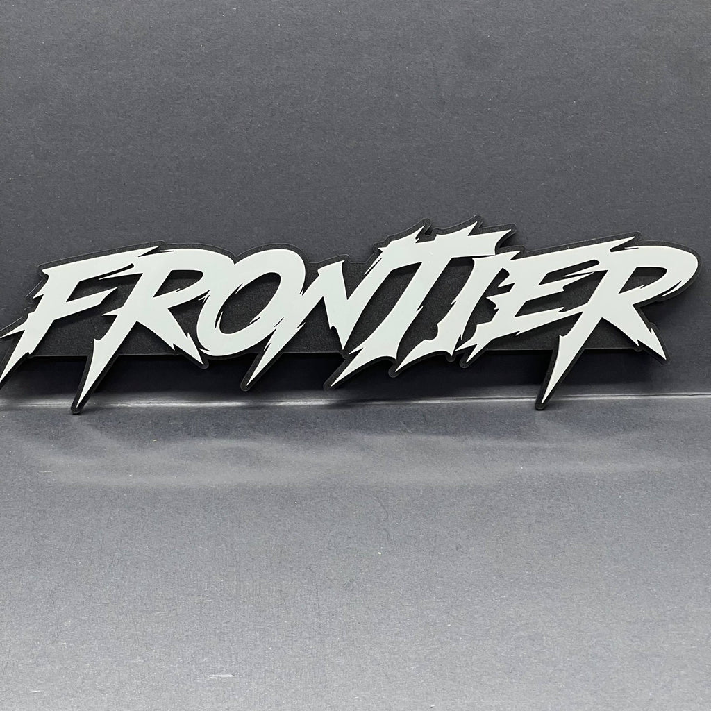1pc FRONTIER 3D Emblem – Custom Multicolor Acrylic Badge for Car, Truck & SUV