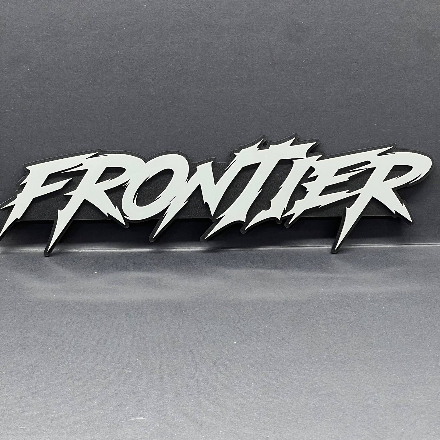 1pc FRONTIER 3D Emblem – Custom Multicolor Acrylic Badge for Car, Truck & SUV
