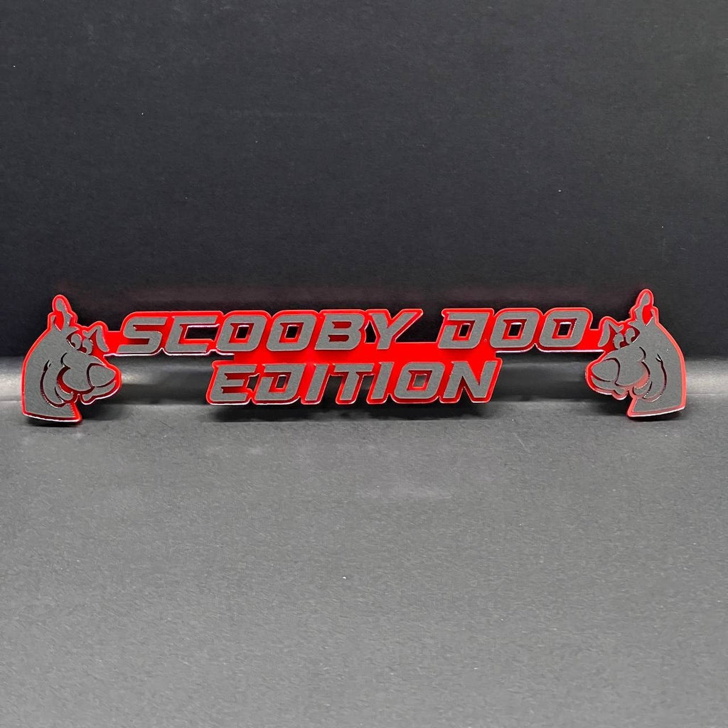 1pc Scooby Doo Edition Emblem 3D Car Badge Decal Sticker Multicolor Custom Look