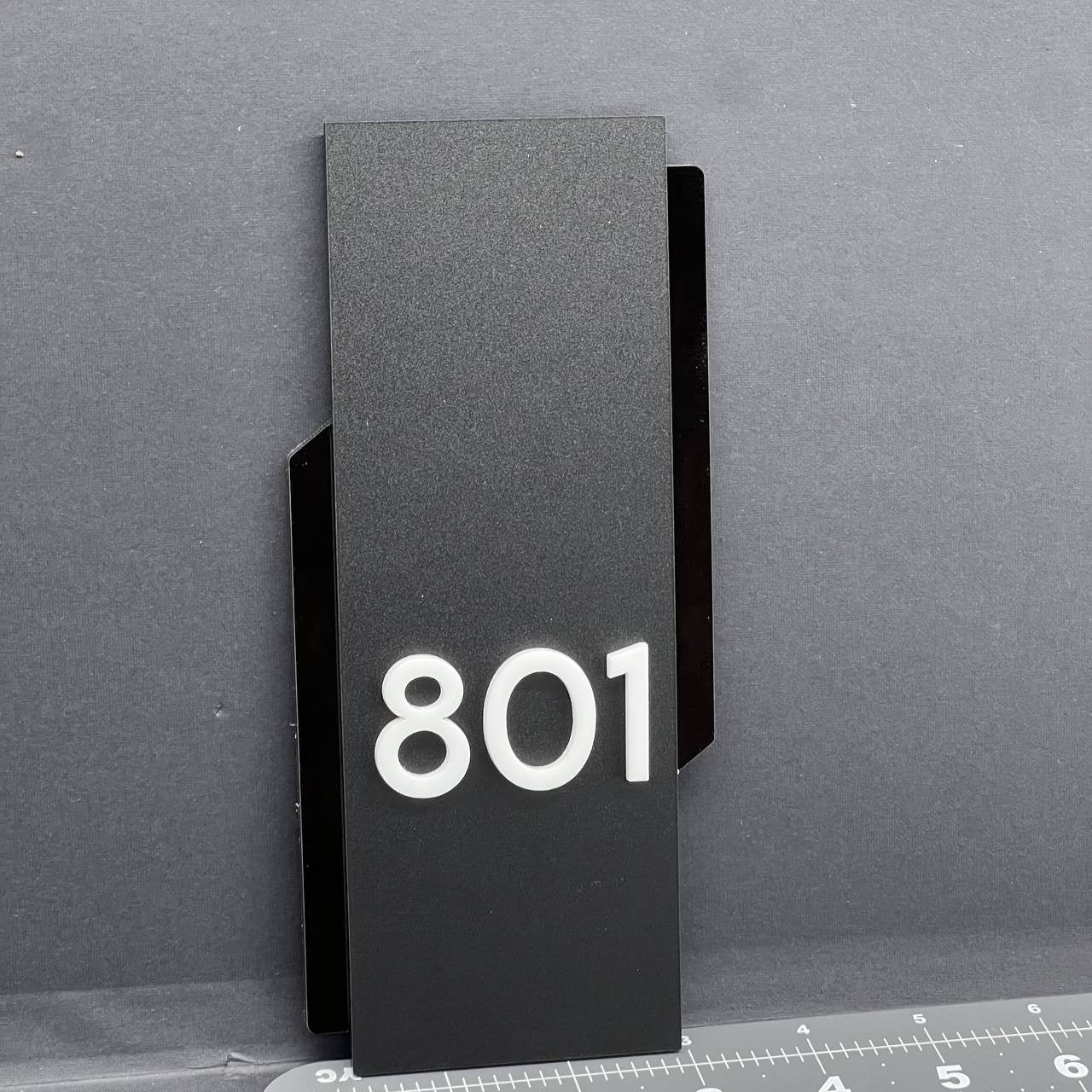 Custom House Number Sign – Personalized Multicolor Address Plaque for Door