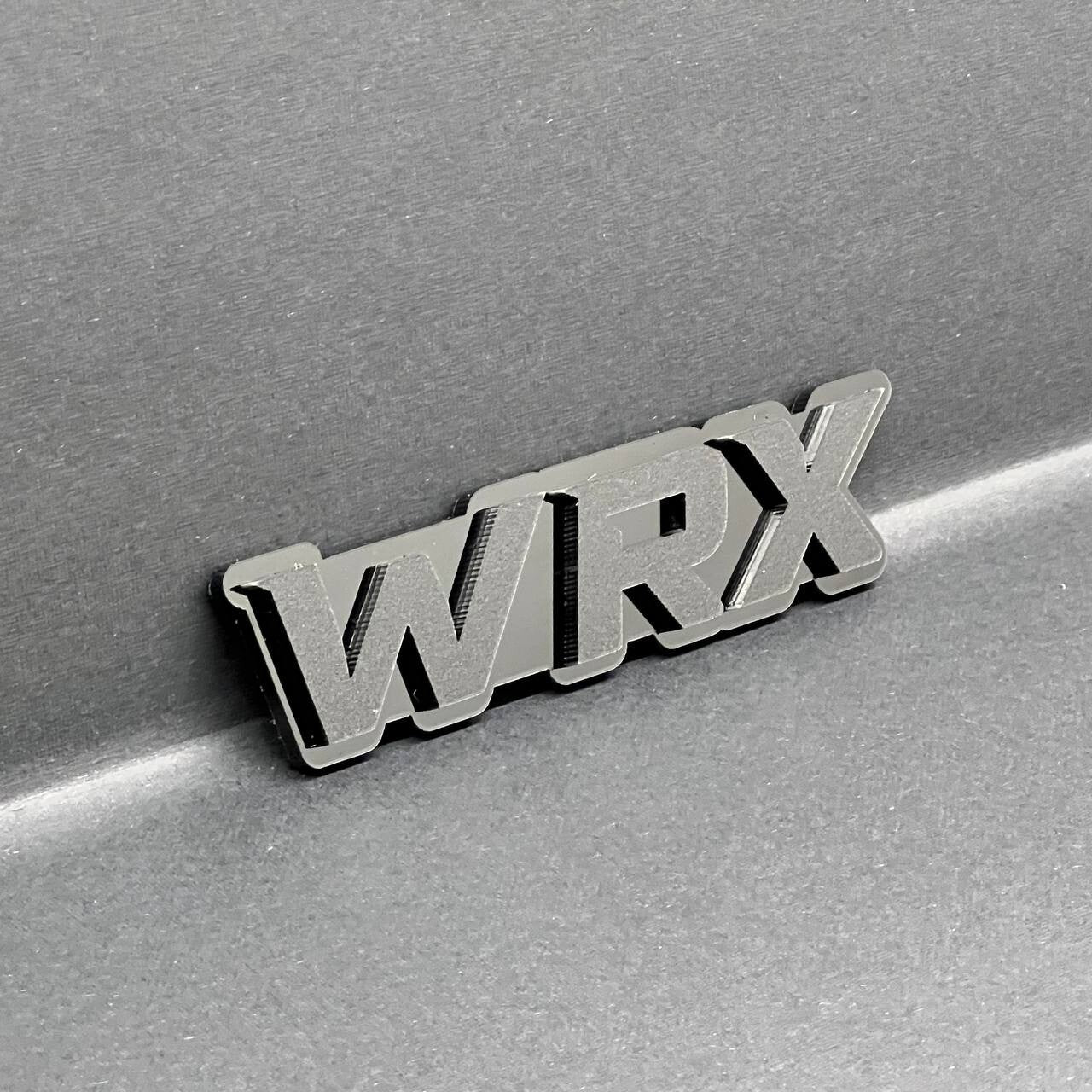 1pc WRX Black Black Mate Emblems WRX Side Fender Badge for WRX Emblem