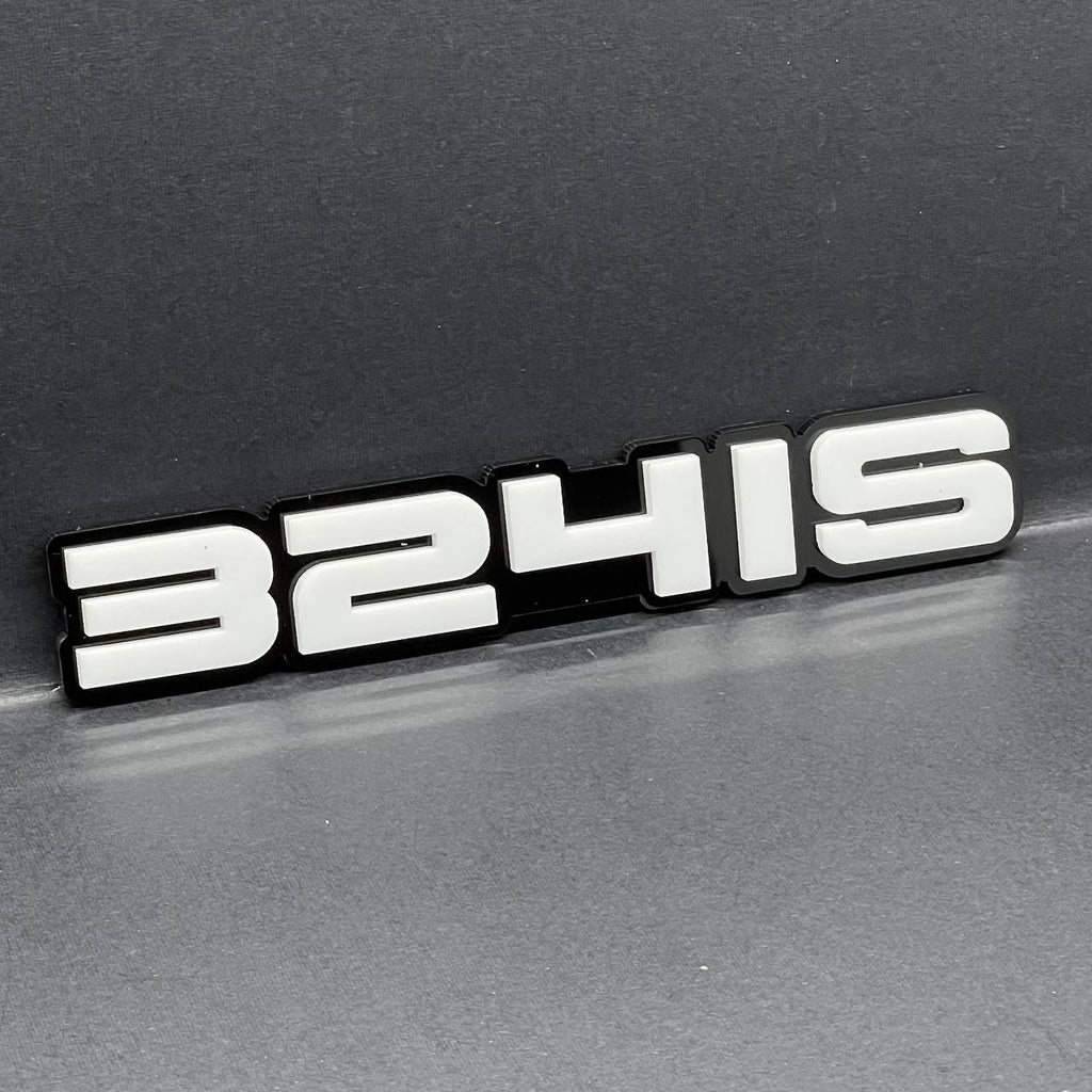 324IS Emblem – Multicolor 3D Acrylic Car, Truck & SUV Exterior Decal (1pcs)