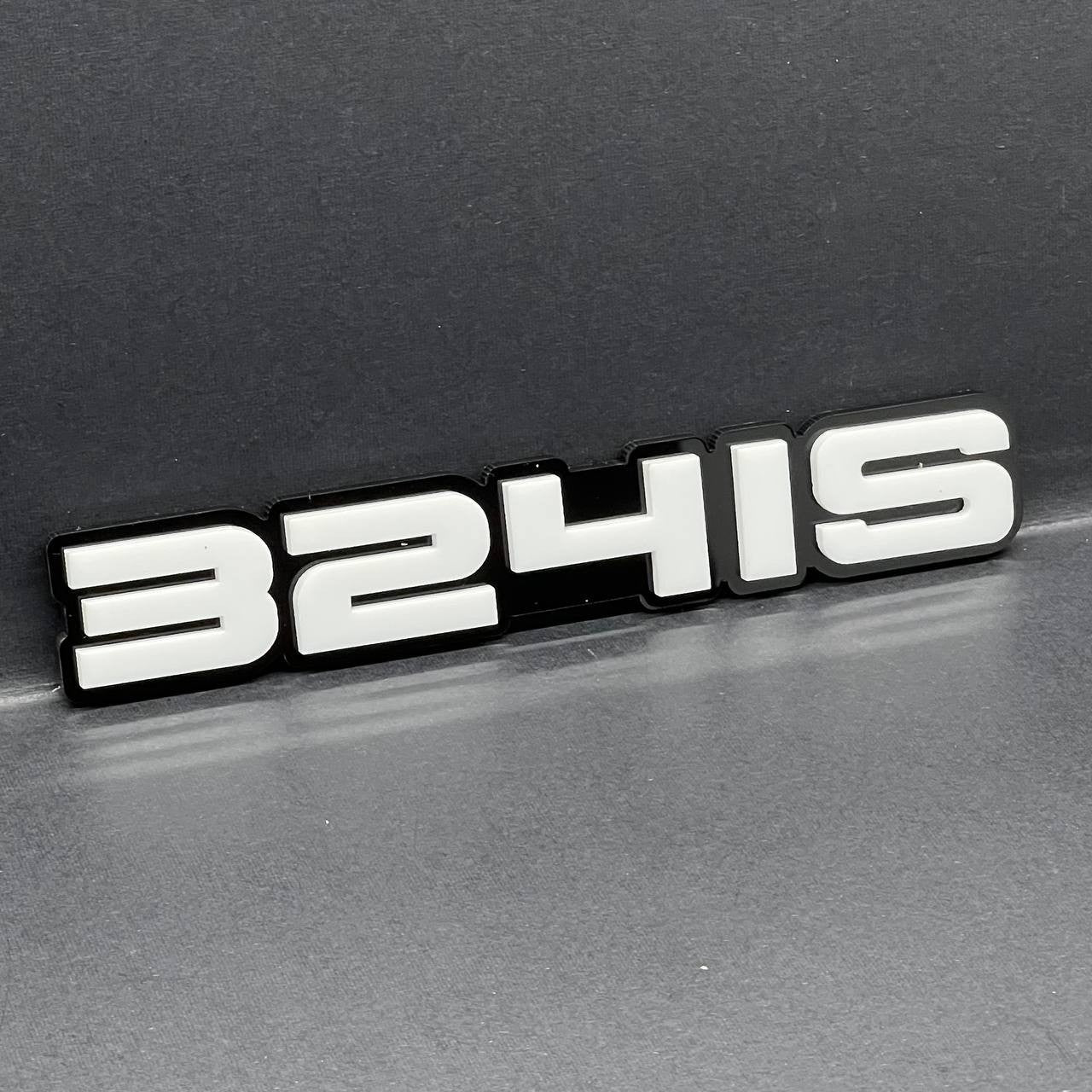 324IS Emblem – Multicolor 3D Acrylic Car, Truck & SUV Exterior Decal (1pcs)