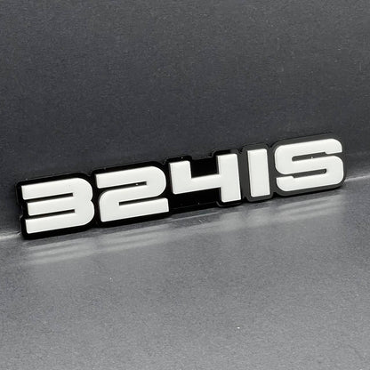 324IS Emblem – Multicolor 3D Acrylic Car, Truck & SUV Exterior Decal (1pcs)