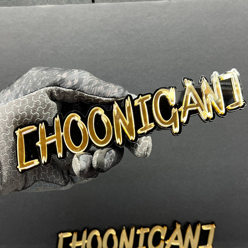 2PCS HOONIGAN Multicolor 3D Emblems – Drift Car Fender Badges for JDM Vehicles