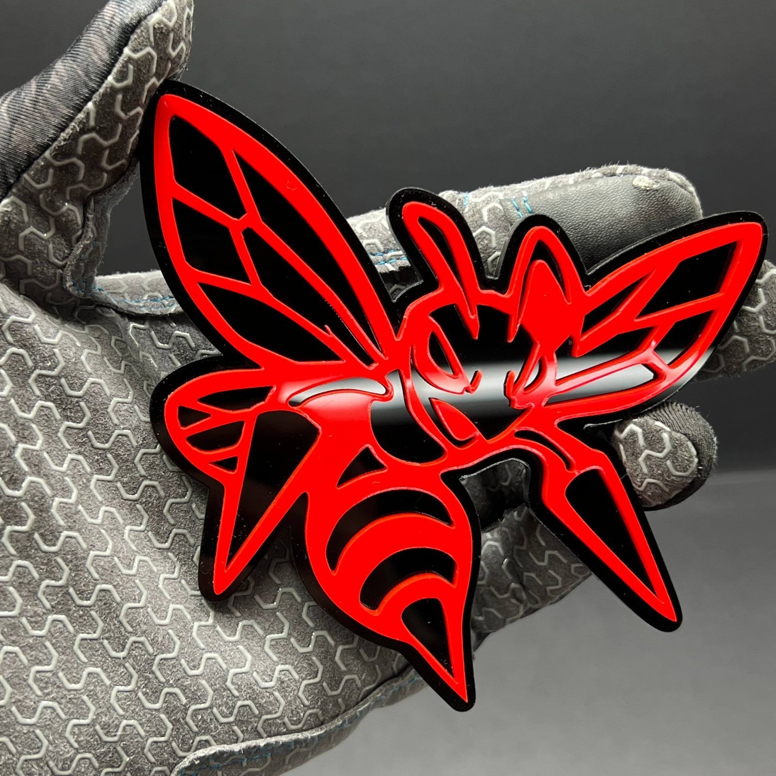 Hornet Bee 3D Acrylic Emblem Set – Custom Aggressive Fender Badges (2PCS)