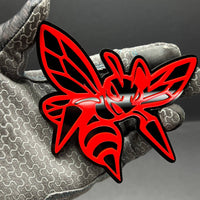 Hornet Bee 3D Acrylic Emblem Set – Custom Aggressive Fender Badges (2PCS)