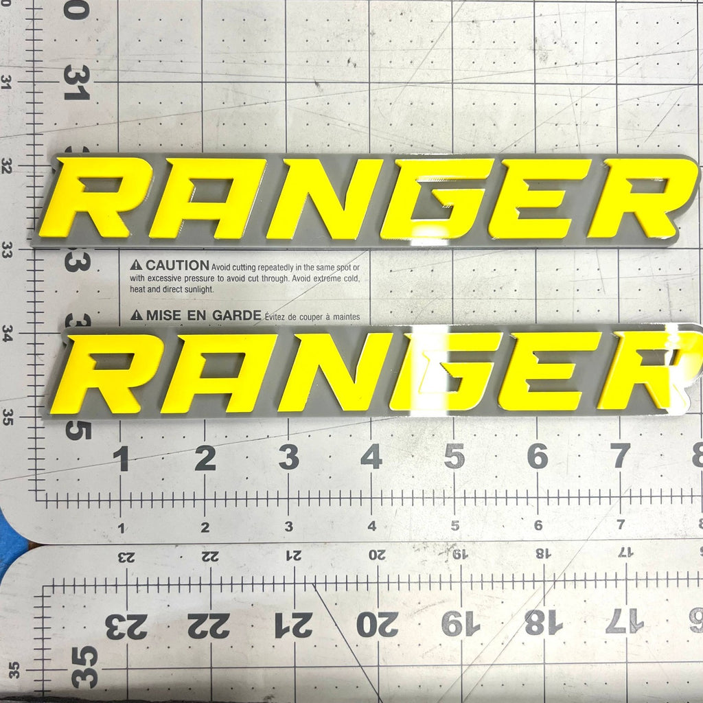 1PC RANGER Emblem – Durable 3D Acrylic Custom Car & Truck Decal