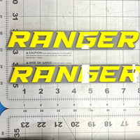 1PC RANGER Emblem – Durable 3D Acrylic Custom Car & Truck Decal