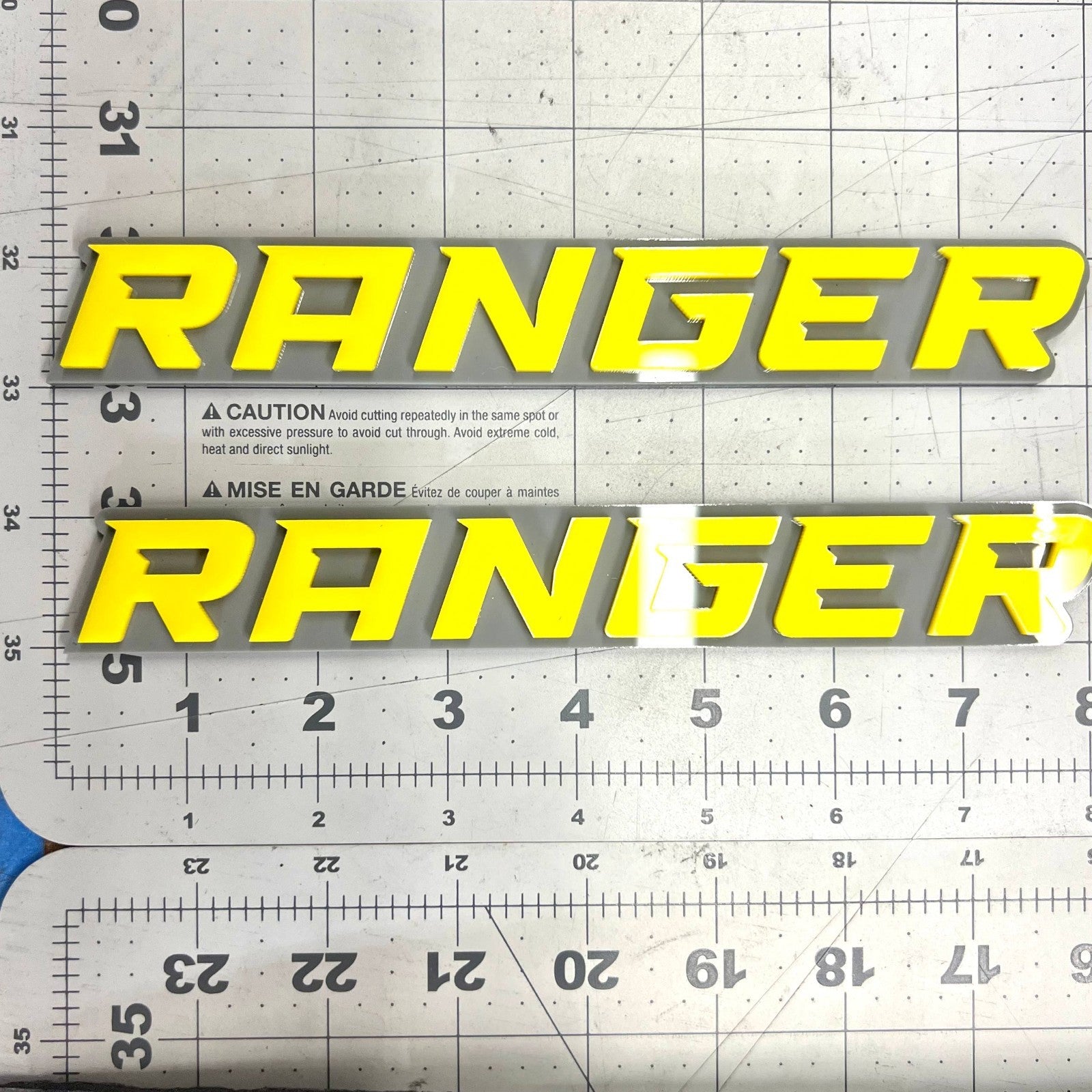 1PC RANGER Emblem – Durable 3D Acrylic Custom Car & Truck Decal