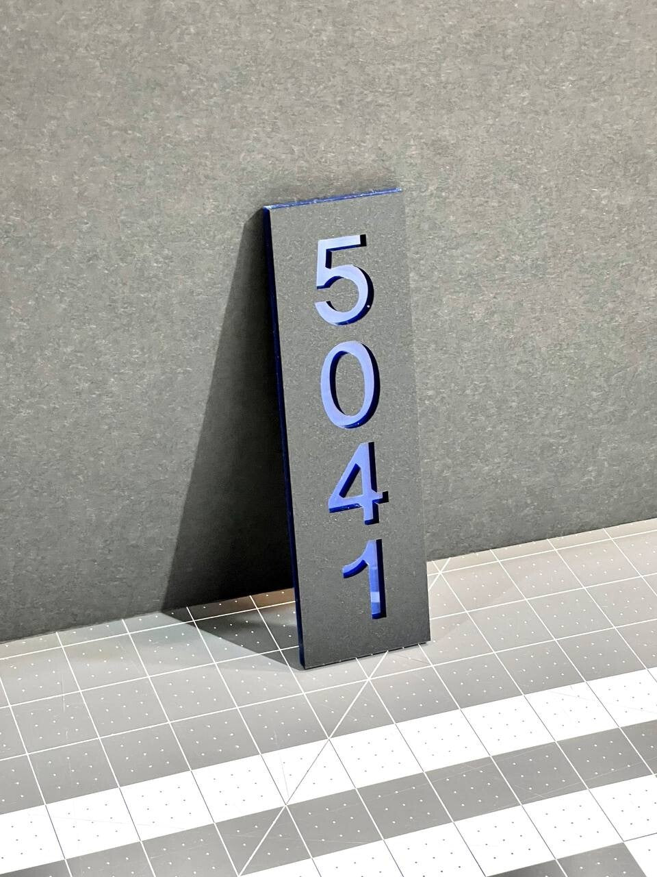 Personalized House Numbers – Laser Cut Door Sign for Home Address