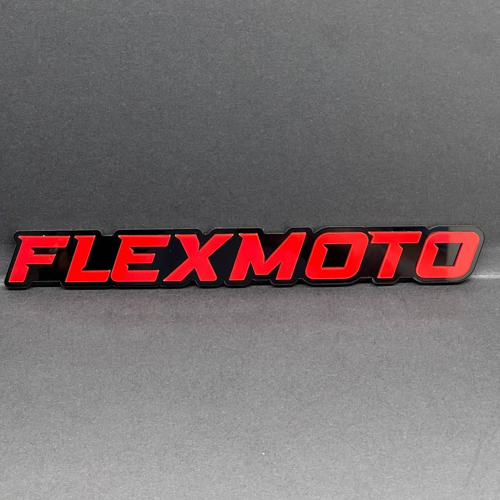 1PC FLEXMOTO Emblem – 3D Acrylic Tailgate or Fender Badge for Truck SUV Car