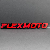 1PC FLEXMOTO Emblem – 3D Acrylic Tailgate or Fender Badge for Truck SUV Car