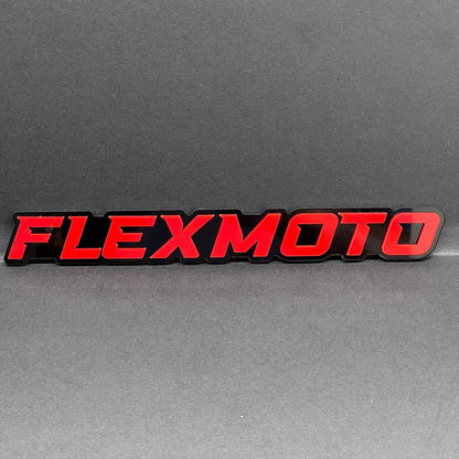 1PC FLEXMOTO Emblem – 3D Acrylic Tailgate or Fender Badge for Truck SUV Car