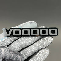 1PCS VOODOO Badge Decal – 3D Acrylic Car Truck Fender Tailgate Trunk Emblem