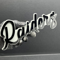 1PC Raiders Emblem – 3D Multicolor Acrylic Car Fender & Tailgate Badge