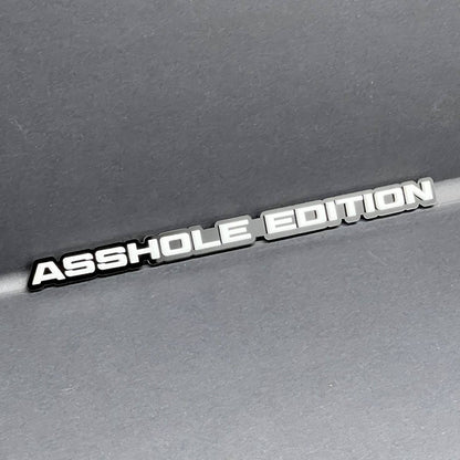 1PC A*S HOLE edition Emblem Custom Fender or Tailgate Badge for Car SUV or Truck