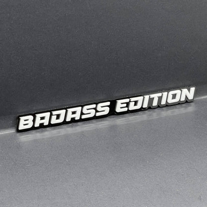 Badass Edition Emblem Badge – Custom 3D Acrylic Car Sticker Decal (1PC)