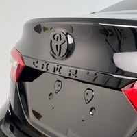 CAMRY Multicolor Emblem Letters – 3D Acrylic Rear Trunk Car Badge Decal 1pc