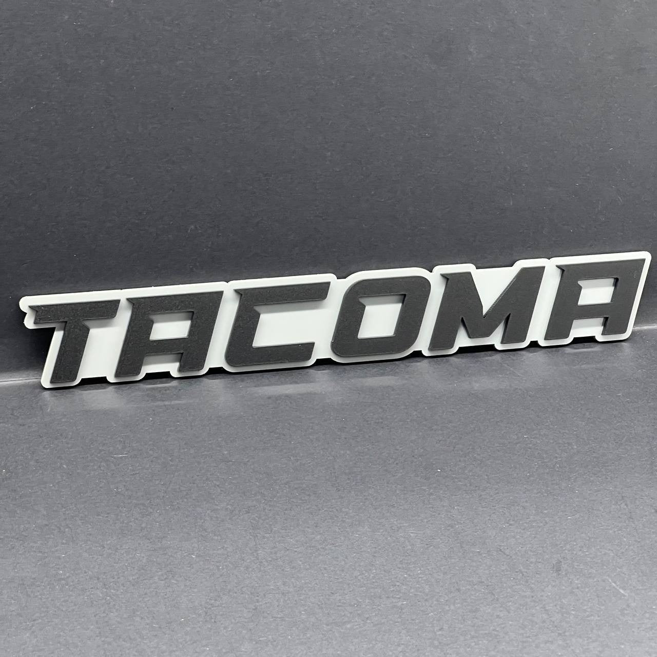 1PC Tacoma Emblem – 3D Custom Acrylic Car Tailgate Fender Badge Decal