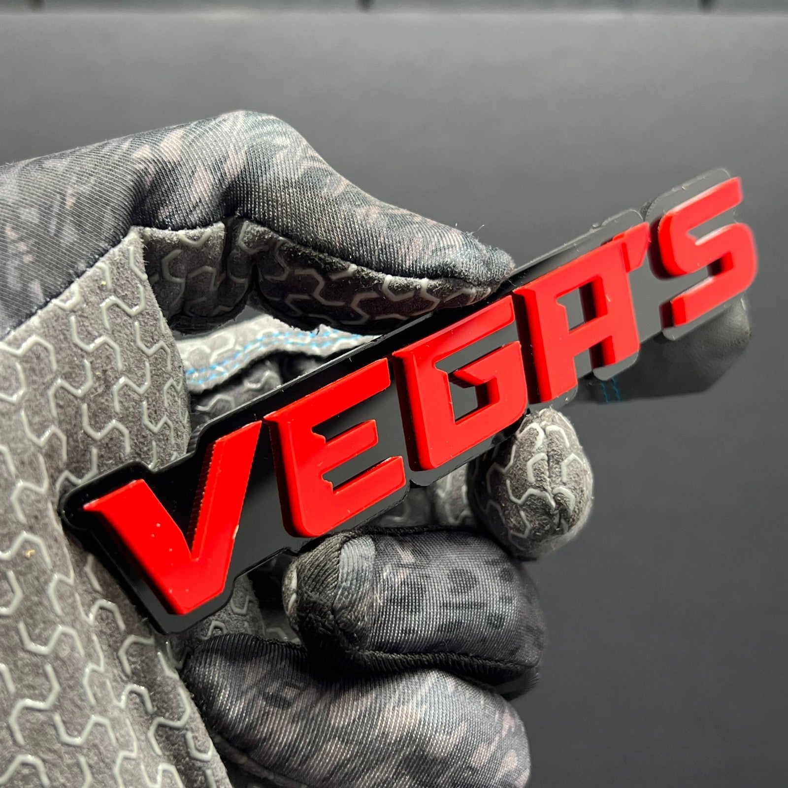 1PC VEGAS Emblem – Durable 3D Acrylic Car, SUV & Truck Exterior Badge