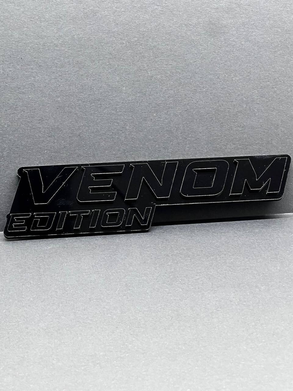 1pcs Venom Black Edition Emblem Car Badges Badass 3D Sticker Decal Multicolor