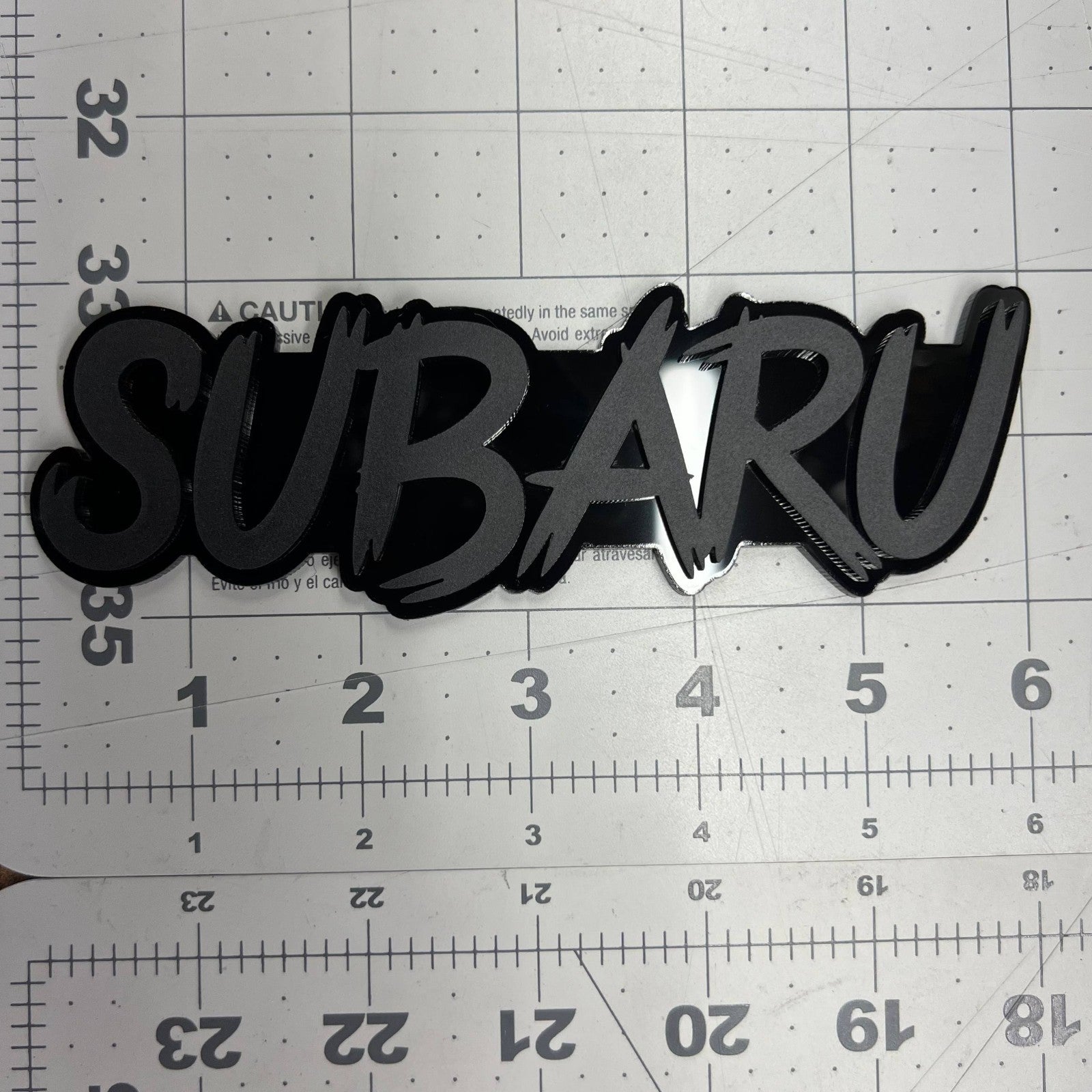 1pcs Subaru 3D Emblem – Multicolor Acrylic Car Badge Decal for Fender & Trunk
