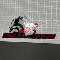 1PCS BLOODMOON 3D Emblem Badge – Acrylic Fender Tailgate Trunk Car Truck Decal