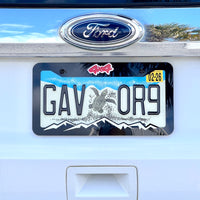 2D MOUNTAINS COLOR CHOICE LICENSE PLATE FRAME 4x4 MOUNTAINS