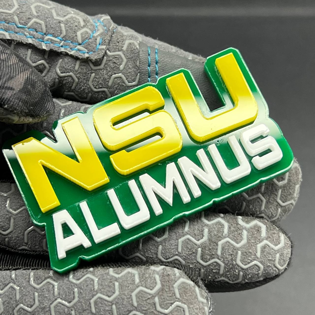 1PC NSU ALUMNUS 3D Acrylic Emblem Badge for Car SUV or Truck – Fender/Tailgate