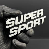 1PC SUPER SPORT Emblem – Custom 3D Acrylic Multicolor Car Fender Sticker
