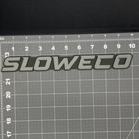 1PC SLOWECO Emblem – 3D Acrylic Tailgate Badge Decal for Car, Truck, SUV