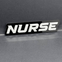 1PC NURSE Emblem – Acrylic Tailgate or Fender Badge for Car, SUV, Truck