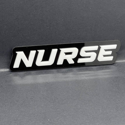 1PC NURSE Emblem – Acrylic Tailgate or Fender Badge for Car, SUV, Truck
